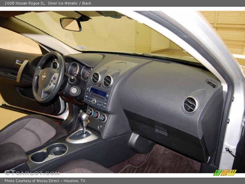 Silver Ice Metallic / Black 2008 Nissan Rogue SL