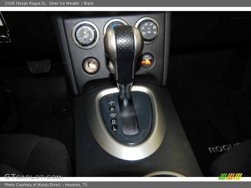 Silver Ice Metallic / Black 2008 Nissan Rogue SL