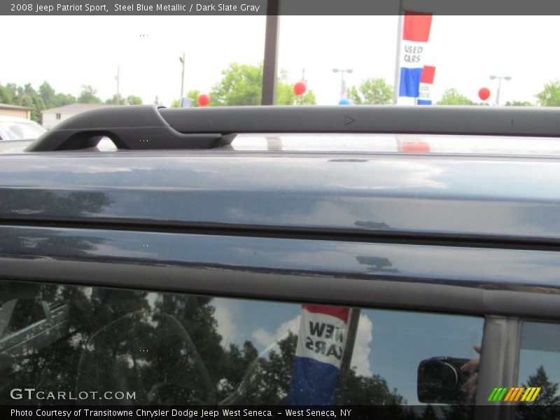 Steel Blue Metallic / Dark Slate Gray 2008 Jeep Patriot Sport