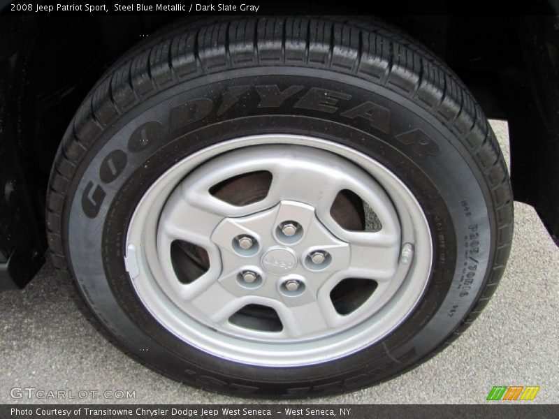 Steel Blue Metallic / Dark Slate Gray 2008 Jeep Patriot Sport