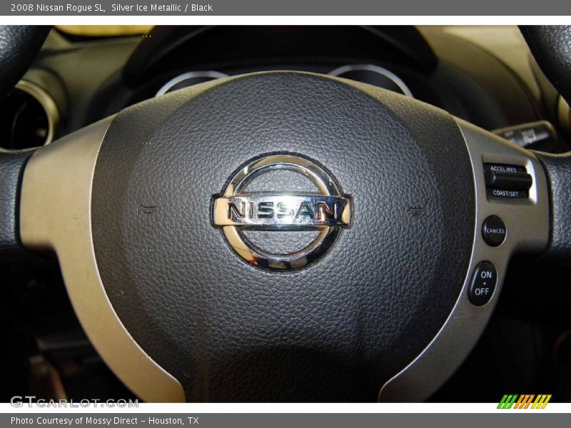 Silver Ice Metallic / Black 2008 Nissan Rogue SL
