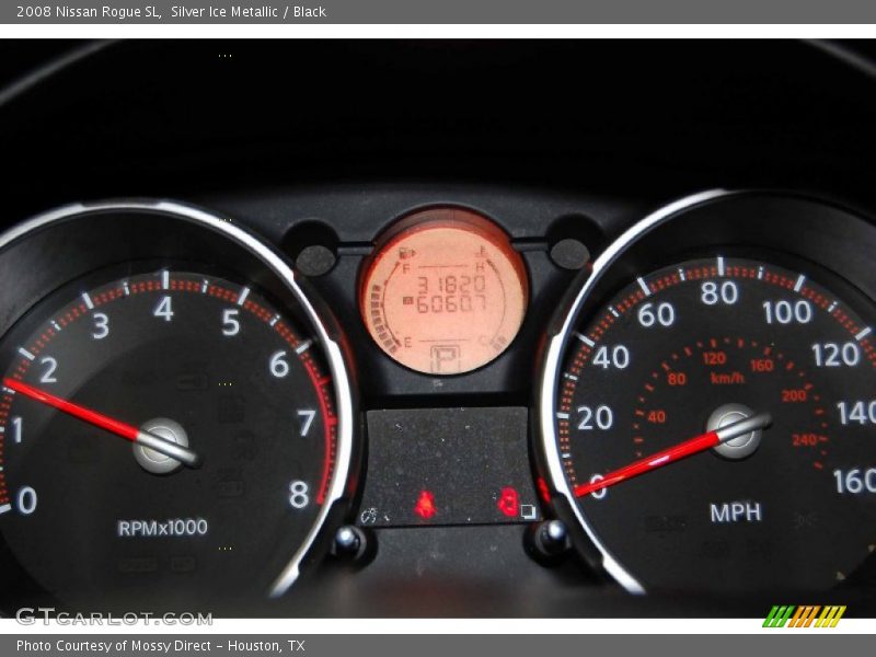 Silver Ice Metallic / Black 2008 Nissan Rogue SL