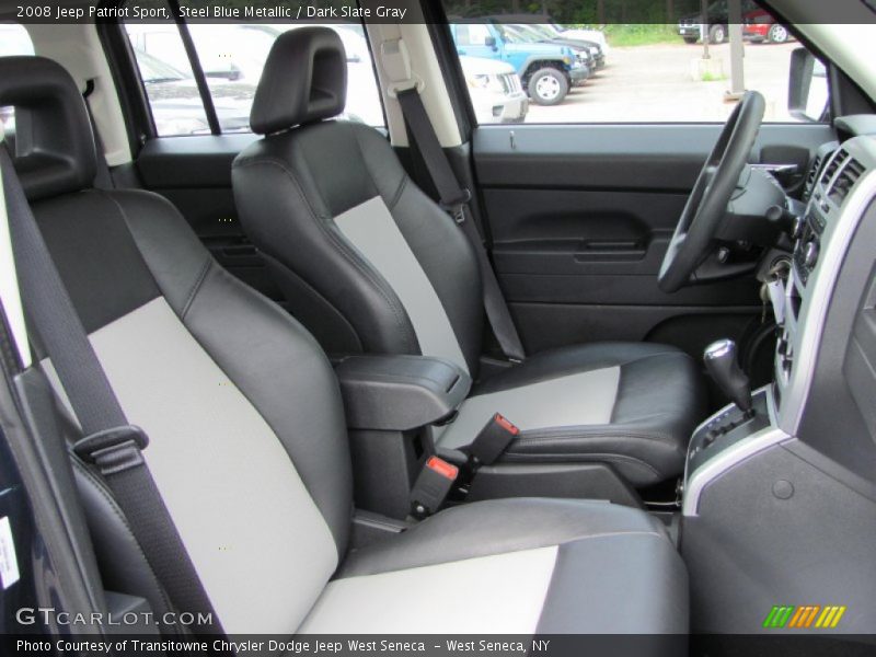 Steel Blue Metallic / Dark Slate Gray 2008 Jeep Patriot Sport