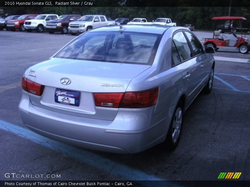 Radiant Silver / Gray 2010 Hyundai Sonata GLS