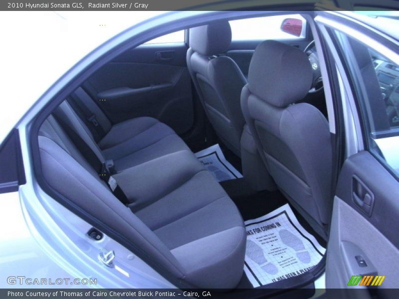 Radiant Silver / Gray 2010 Hyundai Sonata GLS