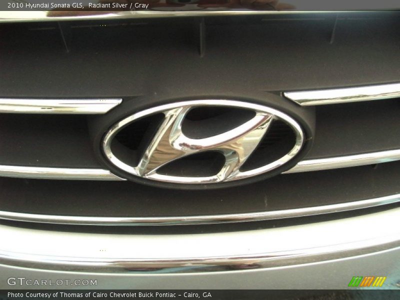 Radiant Silver / Gray 2010 Hyundai Sonata GLS