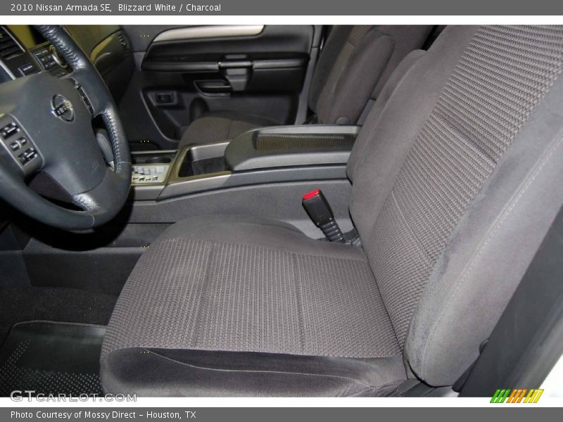 Blizzard White / Charcoal 2010 Nissan Armada SE