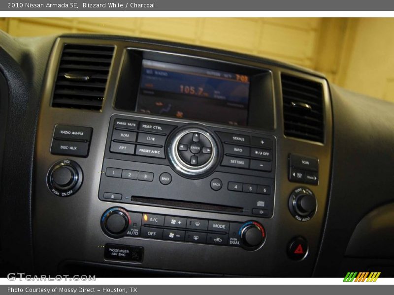 Blizzard White / Charcoal 2010 Nissan Armada SE