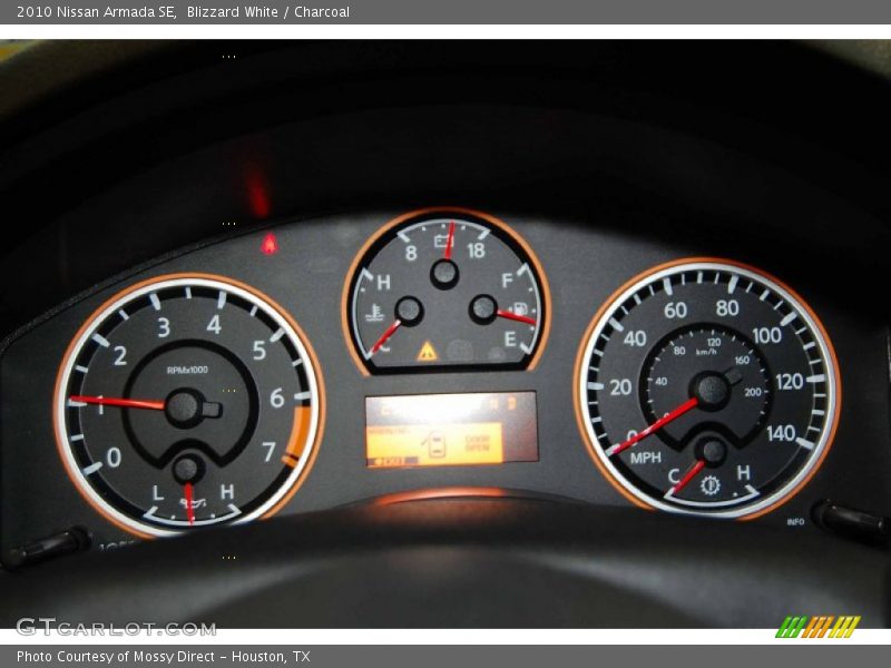 Blizzard White / Charcoal 2010 Nissan Armada SE