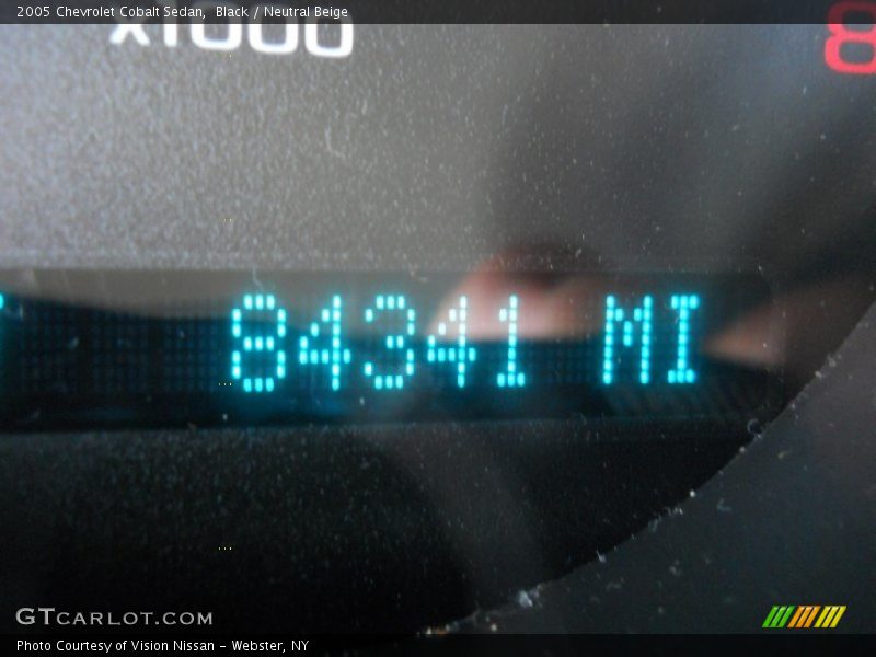 Black / Neutral Beige 2005 Chevrolet Cobalt Sedan