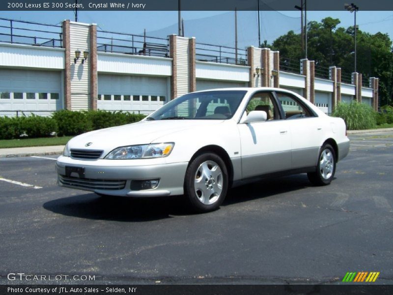 Crystal White / Ivory 2000 Lexus ES 300 Sedan