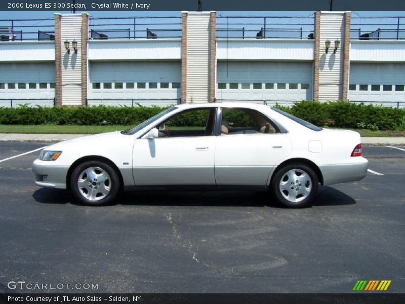 Crystal White / Ivory 2000 Lexus ES 300 Sedan