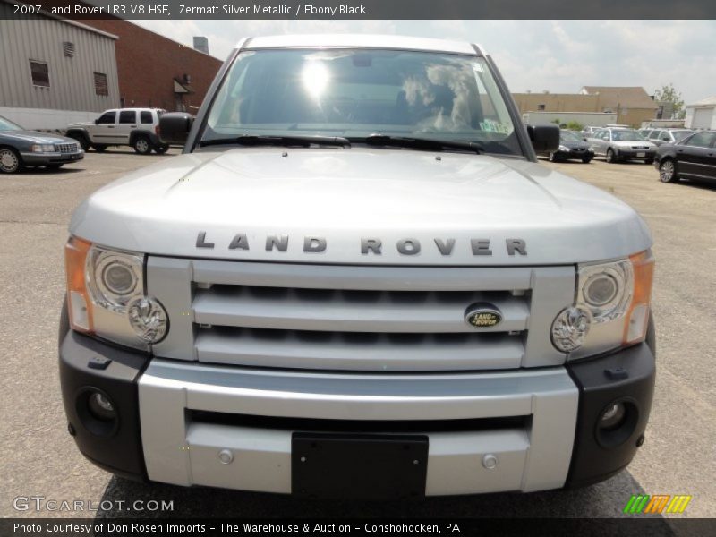 Zermatt Silver Metallic / Ebony Black 2007 Land Rover LR3 V8 HSE