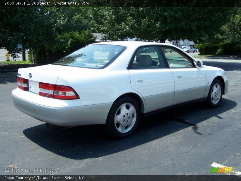 Crystal White / Ivory 2000 Lexus ES 300 Sedan