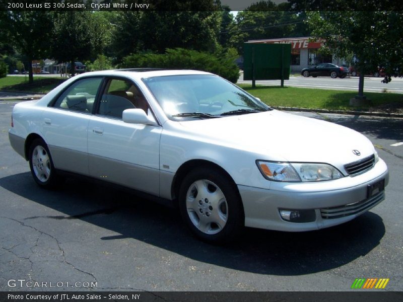 Crystal White / Ivory 2000 Lexus ES 300 Sedan