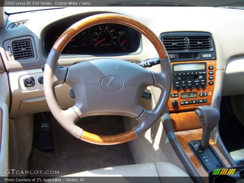 Crystal White / Ivory 2000 Lexus ES 300 Sedan