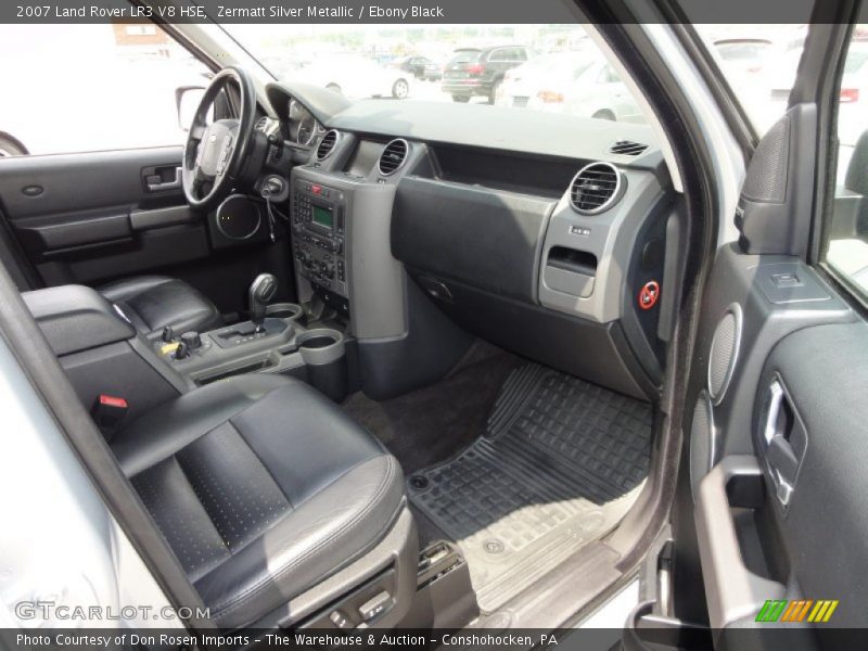 Zermatt Silver Metallic / Ebony Black 2007 Land Rover LR3 V8 HSE