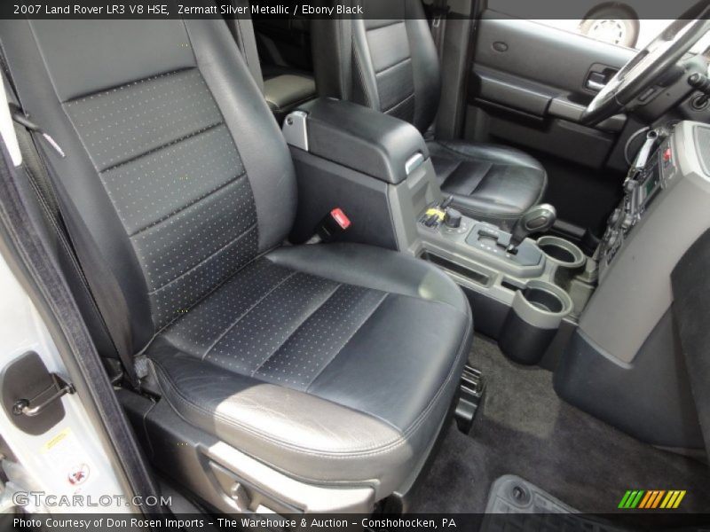 Zermatt Silver Metallic / Ebony Black 2007 Land Rover LR3 V8 HSE