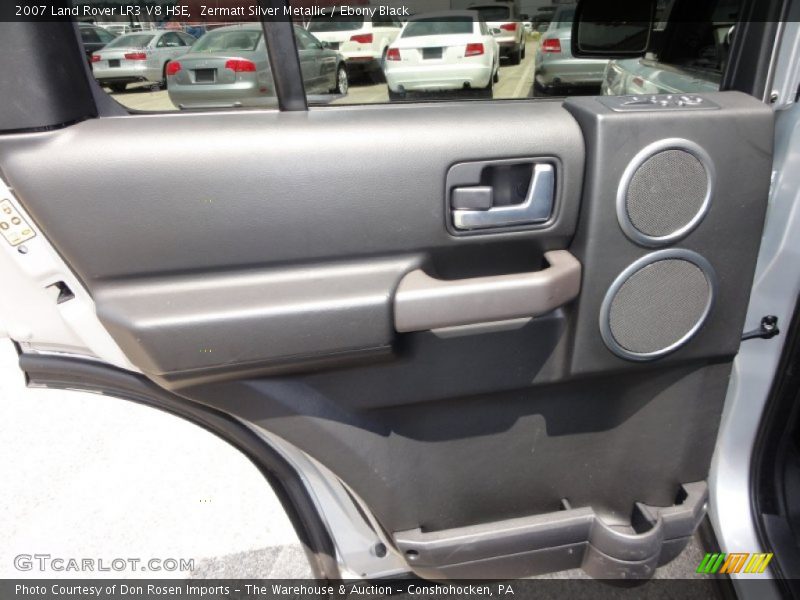 Zermatt Silver Metallic / Ebony Black 2007 Land Rover LR3 V8 HSE