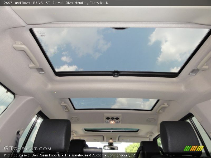 Zermatt Silver Metallic / Ebony Black 2007 Land Rover LR3 V8 HSE