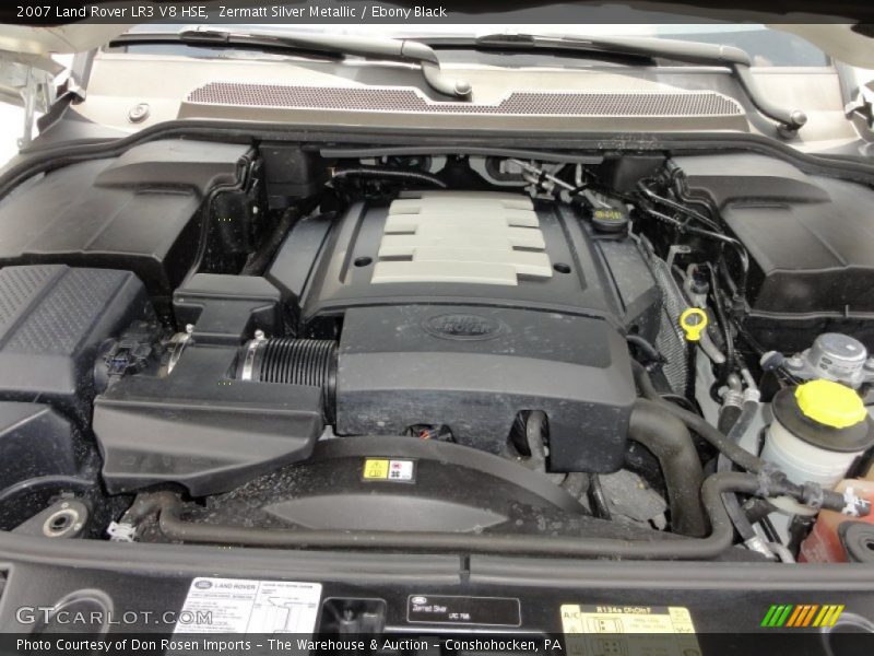  2007 LR3 V8 HSE Engine - 4.4 Liter DOHC 32 Valve VVT V8