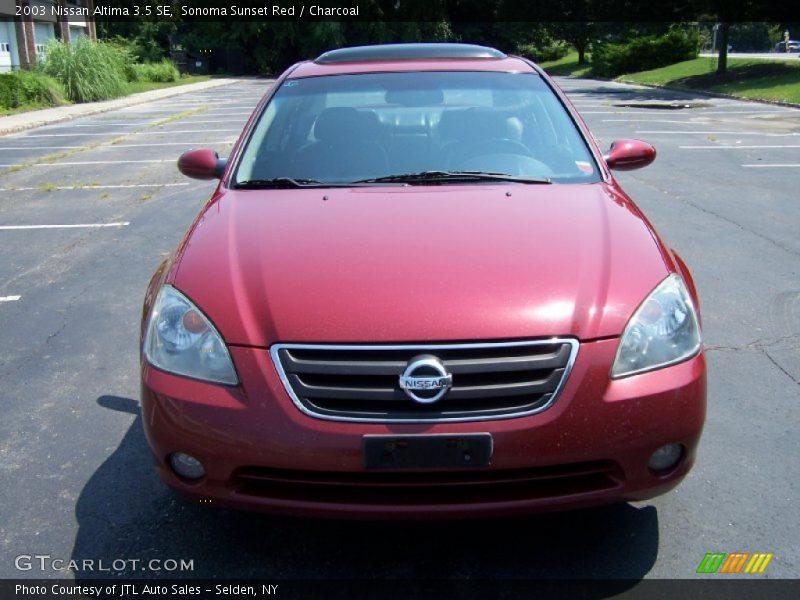 Sonoma Sunset Red / Charcoal 2003 Nissan Altima 3.5 SE