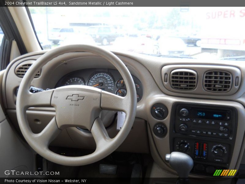 Sandstone Metallic / Light Cashmere 2004 Chevrolet TrailBlazer LS 4x4