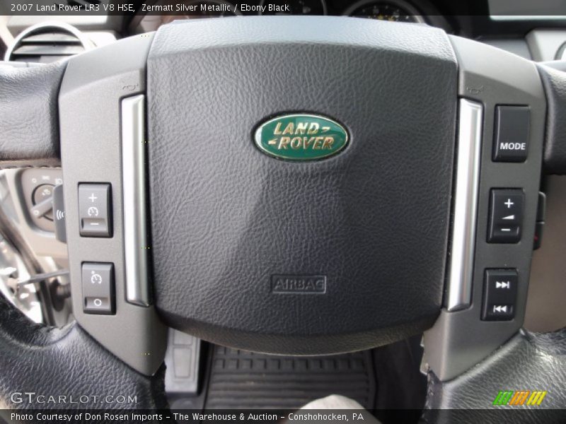 Zermatt Silver Metallic / Ebony Black 2007 Land Rover LR3 V8 HSE