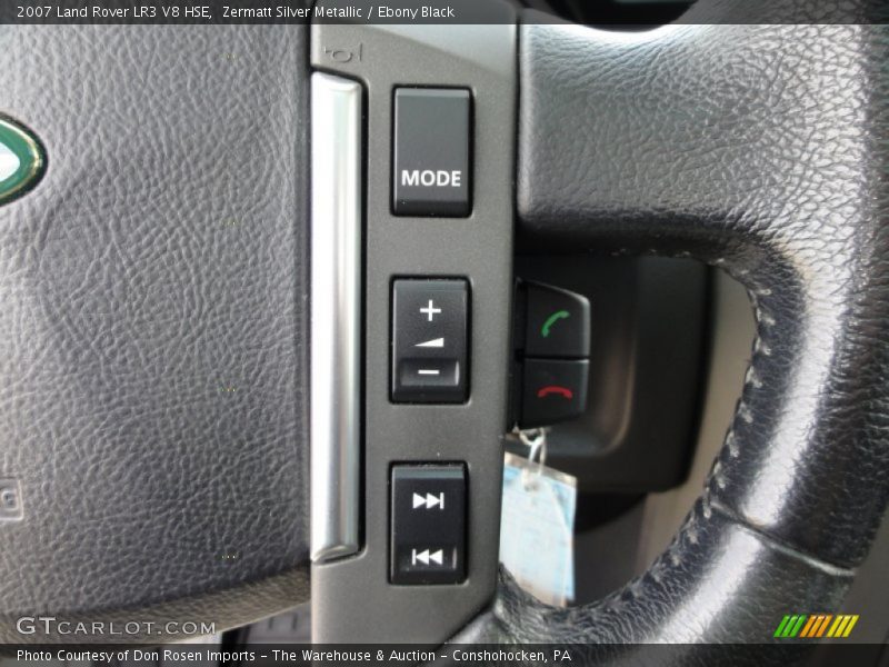 Zermatt Silver Metallic / Ebony Black 2007 Land Rover LR3 V8 HSE