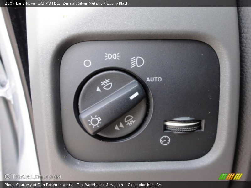 Zermatt Silver Metallic / Ebony Black 2007 Land Rover LR3 V8 HSE