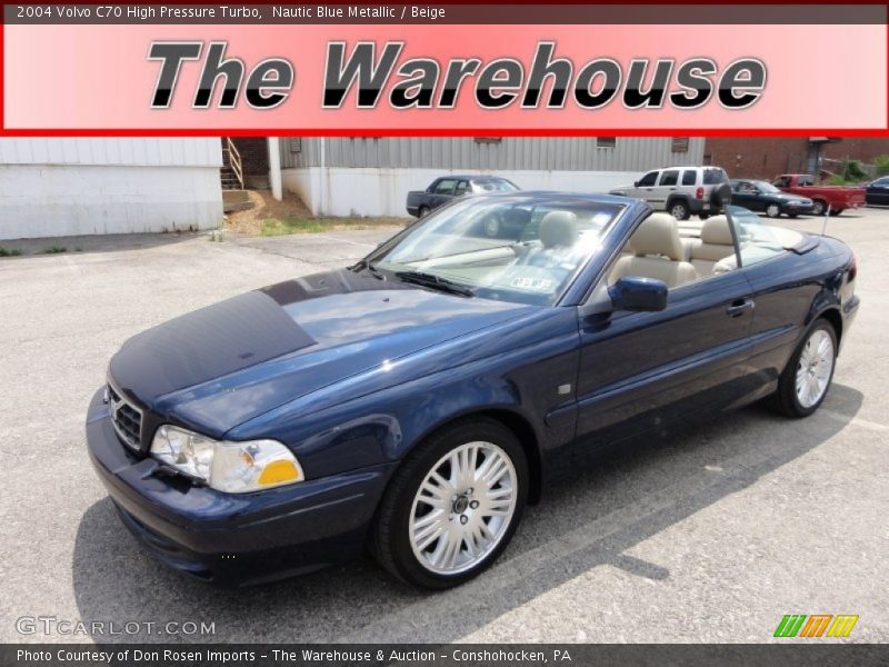 Nautic Blue Metallic / Beige 2004 Volvo C70 High Pressure Turbo