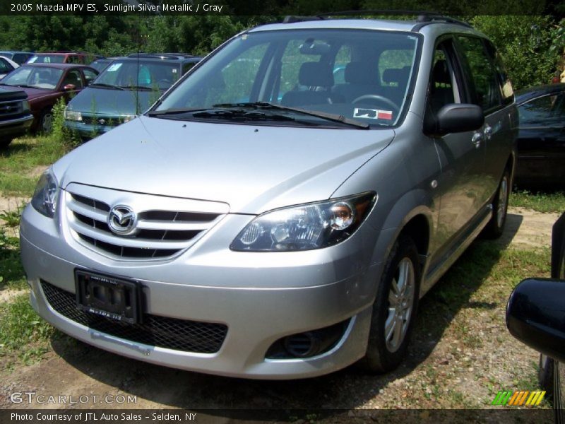 Sunlight Silver Metallic / Gray 2005 Mazda MPV ES