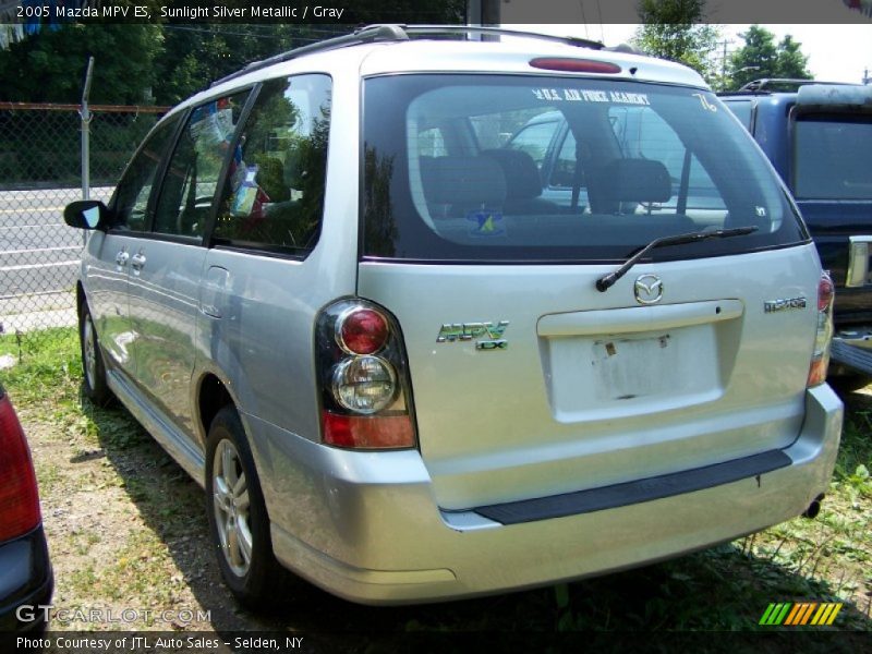 Sunlight Silver Metallic / Gray 2005 Mazda MPV ES