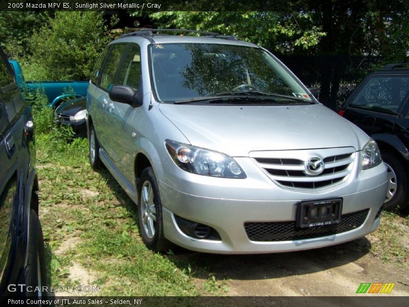 Sunlight Silver Metallic / Gray 2005 Mazda MPV ES