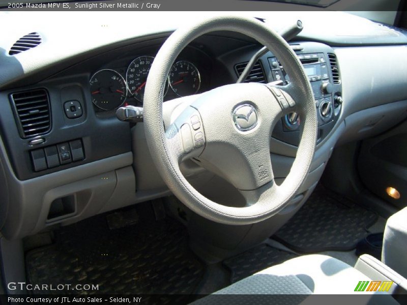 Sunlight Silver Metallic / Gray 2005 Mazda MPV ES