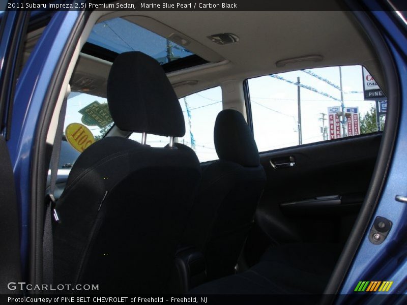 Marine Blue Pearl / Carbon Black 2011 Subaru Impreza 2.5i Premium Sedan