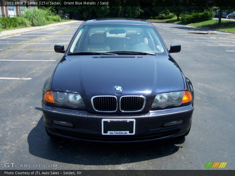 Orient Blue Metallic / Sand 2001 BMW 3 Series 325xi Sedan