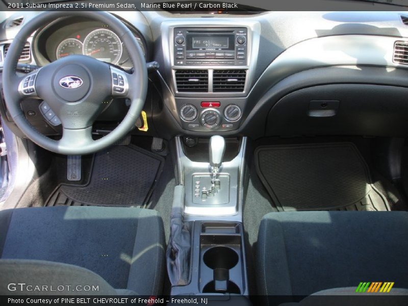 Marine Blue Pearl / Carbon Black 2011 Subaru Impreza 2.5i Premium Sedan