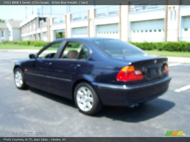 Orient Blue Metallic / Sand 2001 BMW 3 Series 325xi Sedan