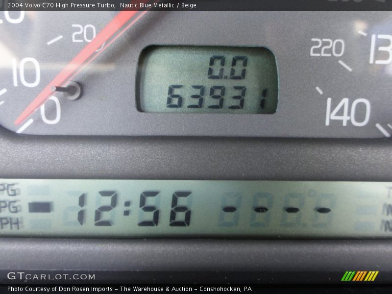 Nautic Blue Metallic / Beige 2004 Volvo C70 High Pressure Turbo