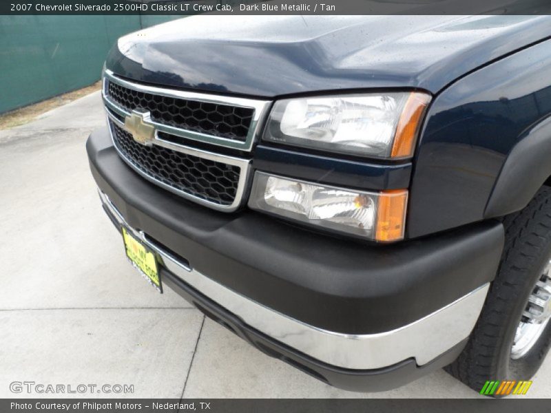 Dark Blue Metallic / Tan 2007 Chevrolet Silverado 2500HD Classic LT Crew Cab
