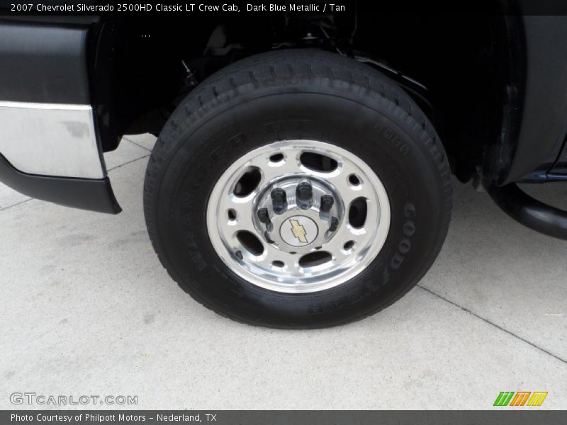 Dark Blue Metallic / Tan 2007 Chevrolet Silverado 2500HD Classic LT Crew Cab