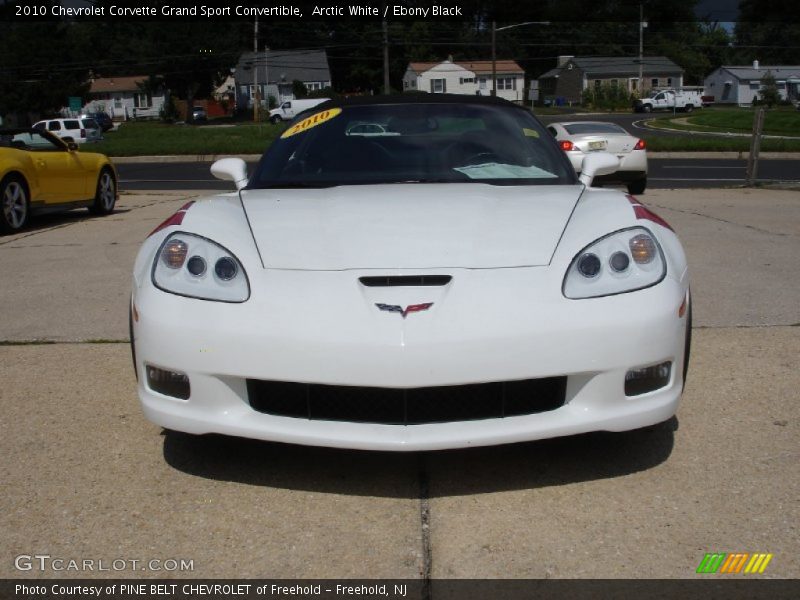 Arctic White / Ebony Black 2010 Chevrolet Corvette Grand Sport Convertible