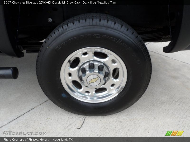 Dark Blue Metallic / Tan 2007 Chevrolet Silverado 2500HD Classic LT Crew Cab