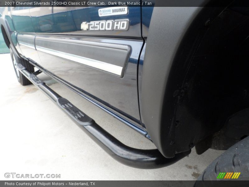 Dark Blue Metallic / Tan 2007 Chevrolet Silverado 2500HD Classic LT Crew Cab