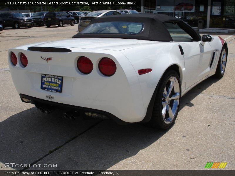 Arctic White / Ebony Black 2010 Chevrolet Corvette Grand Sport Convertible