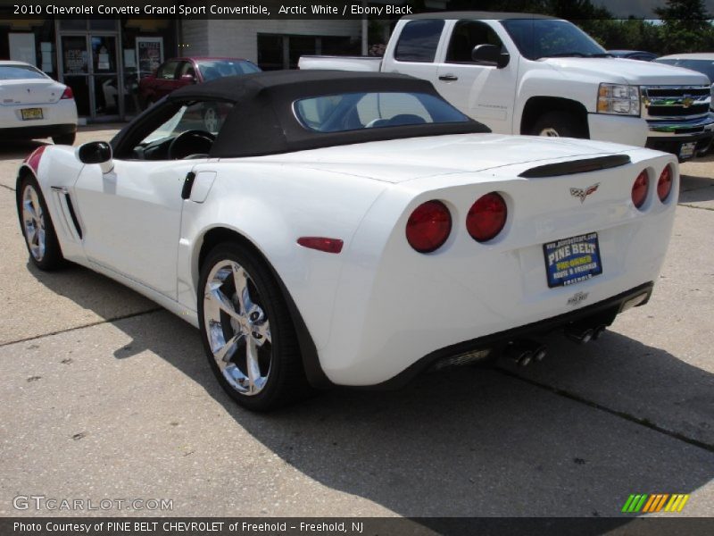 Arctic White / Ebony Black 2010 Chevrolet Corvette Grand Sport Convertible