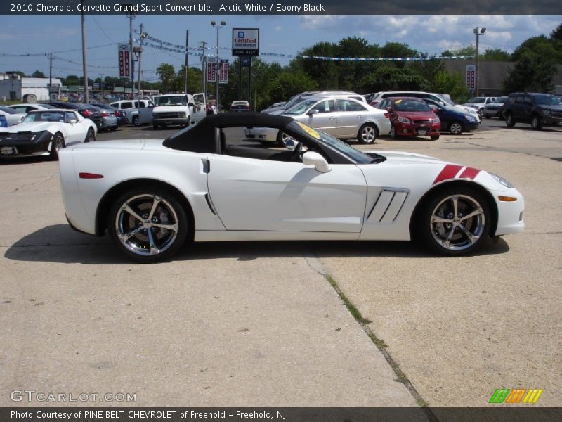 Arctic White / Ebony Black 2010 Chevrolet Corvette Grand Sport Convertible