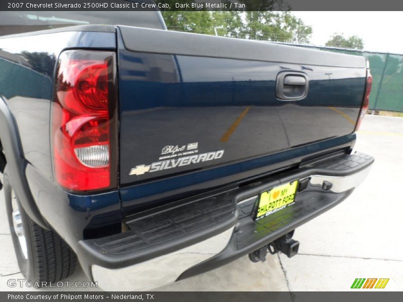 Dark Blue Metallic / Tan 2007 Chevrolet Silverado 2500HD Classic LT Crew Cab