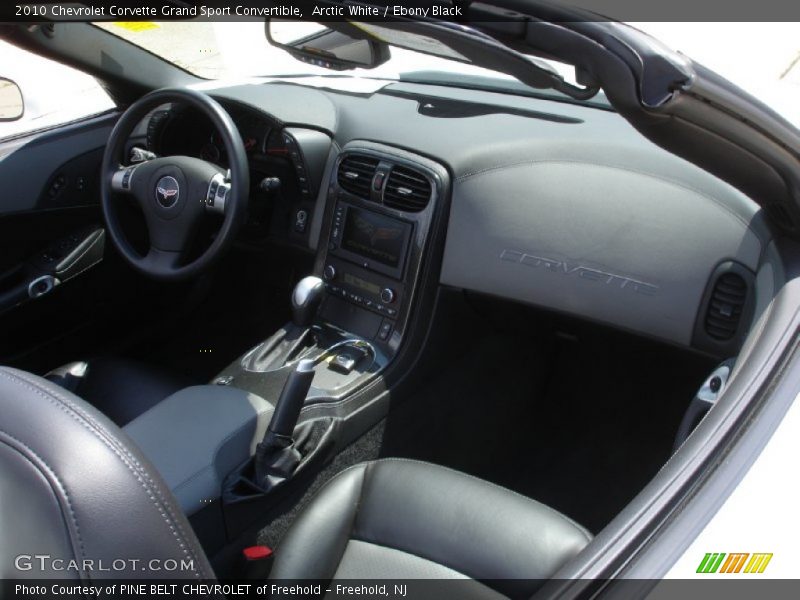 Arctic White / Ebony Black 2010 Chevrolet Corvette Grand Sport Convertible
